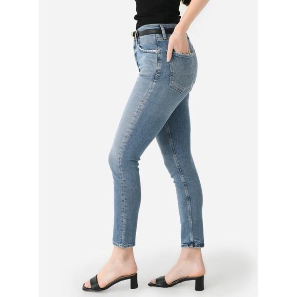 AGOLDE Nico High Rise Slim Jean Blame Size 29 - Picture 3 of 13